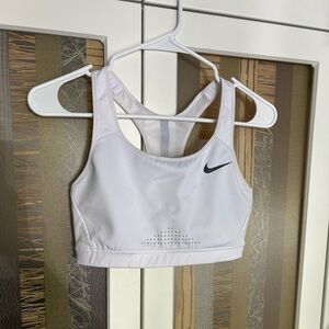 Nike White Sports Bra